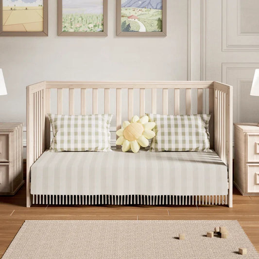 Convertible Baby Crib With Removable Wheels