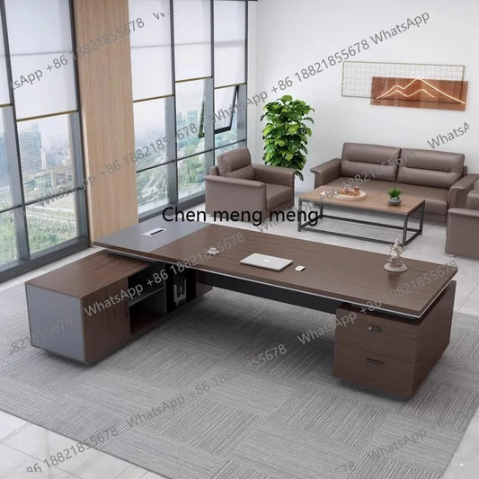 DESK
Modern office full set of furniture luxury table and chair combination.
