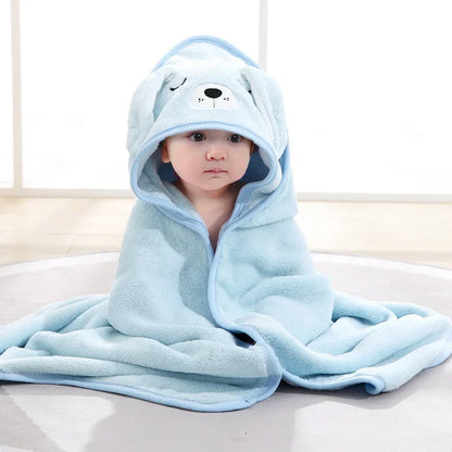 BABY BATH TOWELS
Cartoon Animal Soft Newborn Hooded Blanket Toddler Bathrobe Warm Sleeping Swaddle Wrap