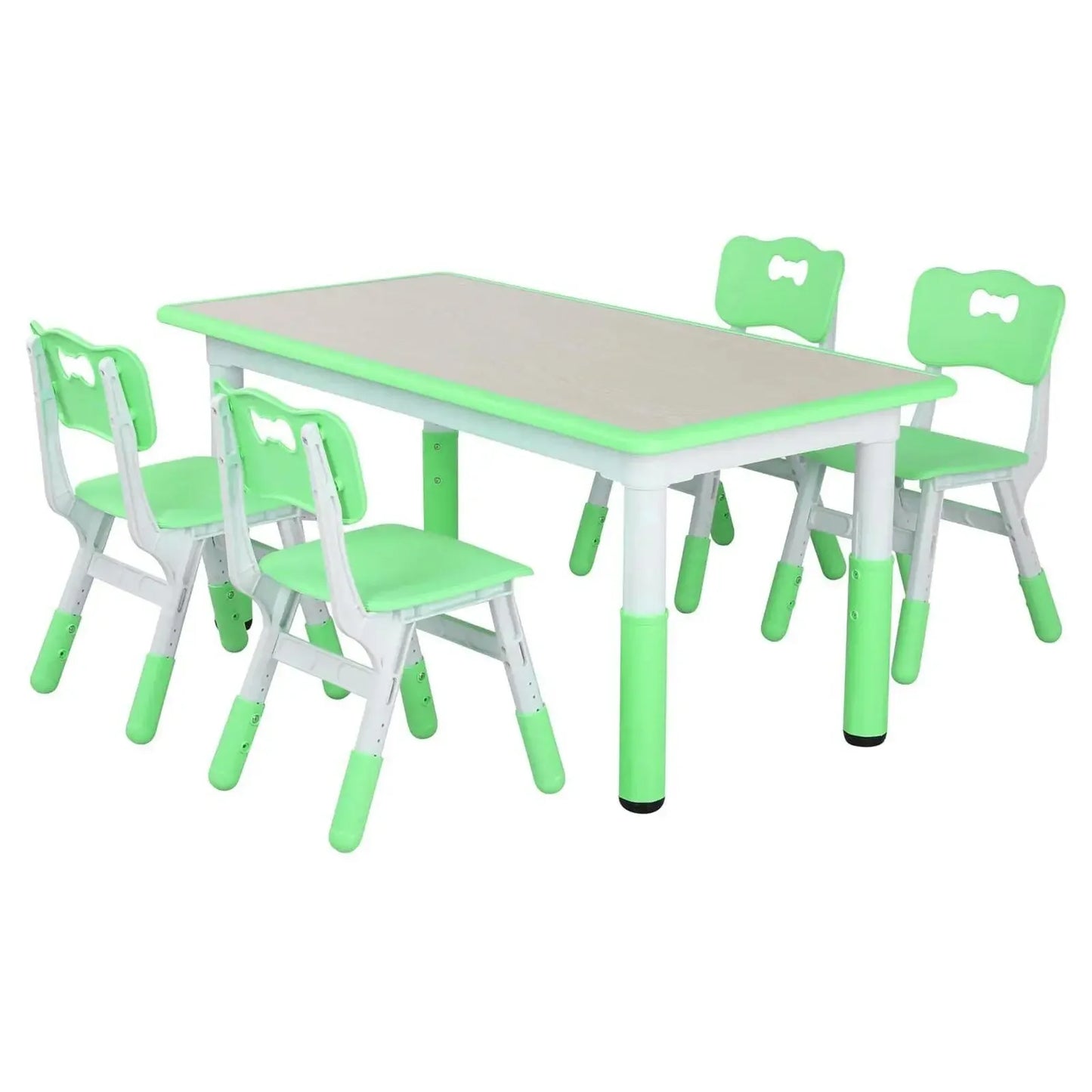 Height Adjustable Toddler Table & Chairs (4)