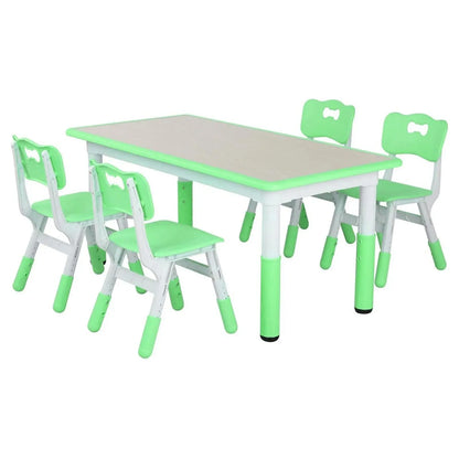 Height Adjustable Toddler Table & Chairs (4)