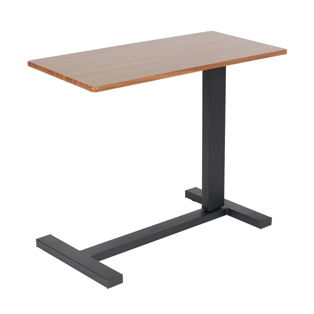 Large Rolling Desk Height Adjustable Table Stand for Hospital US Bedside Tray, LapTop Desk