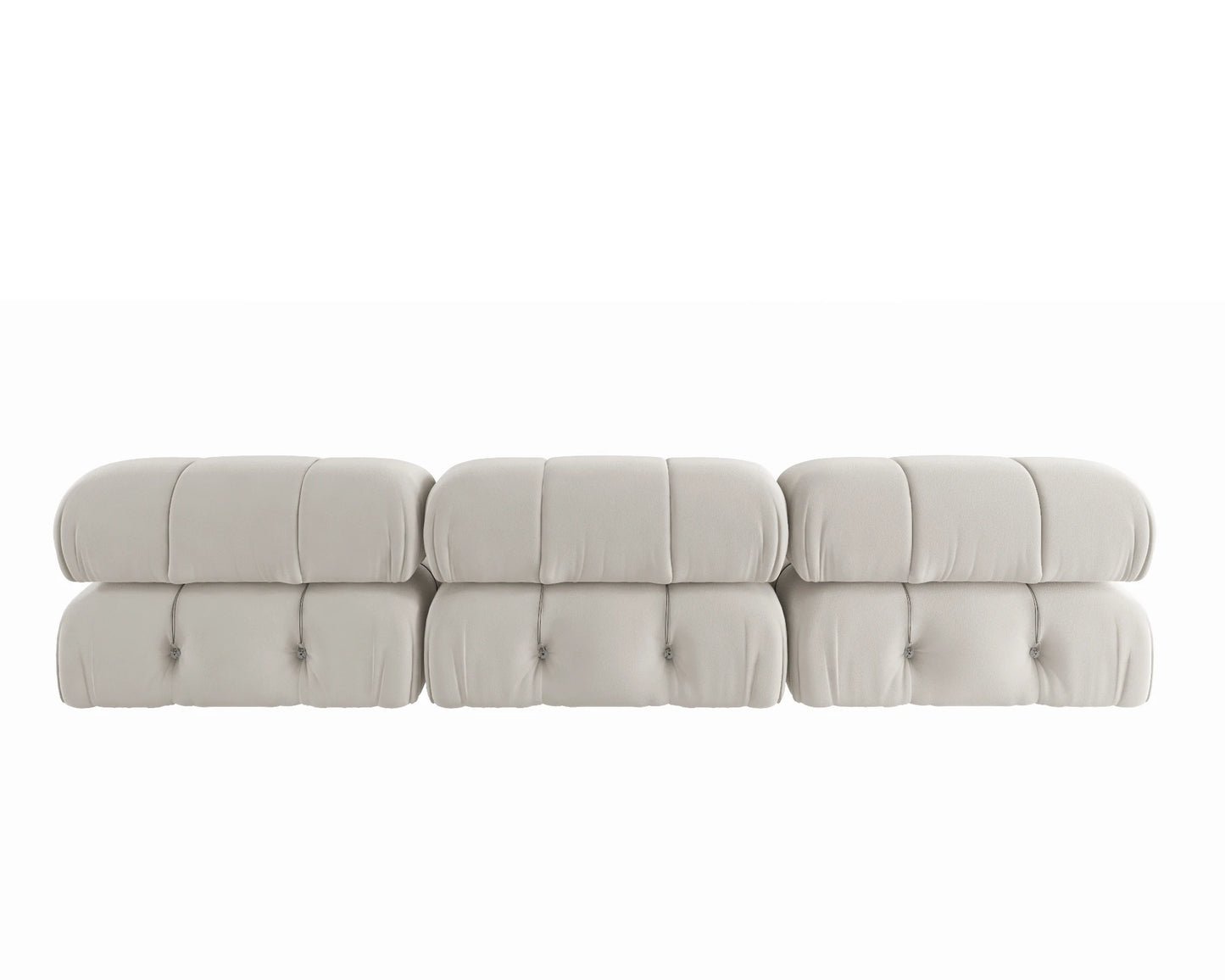 104" Minimalist Convertible Couches 3 Seats