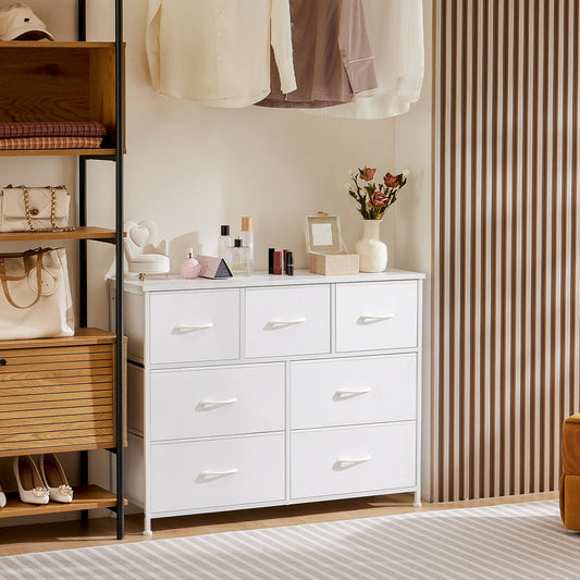 5/7/10 White Lover Fabric Storage Drawers