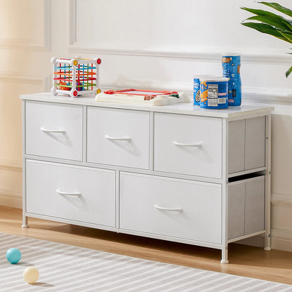 5/7/10 White Lover Fabric Storage Drawers