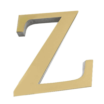 LETTERS
10CM 26 English Wall Sticker 3D Mirror Acrylic Gold Wall Sticker Decals Self-Adhesive