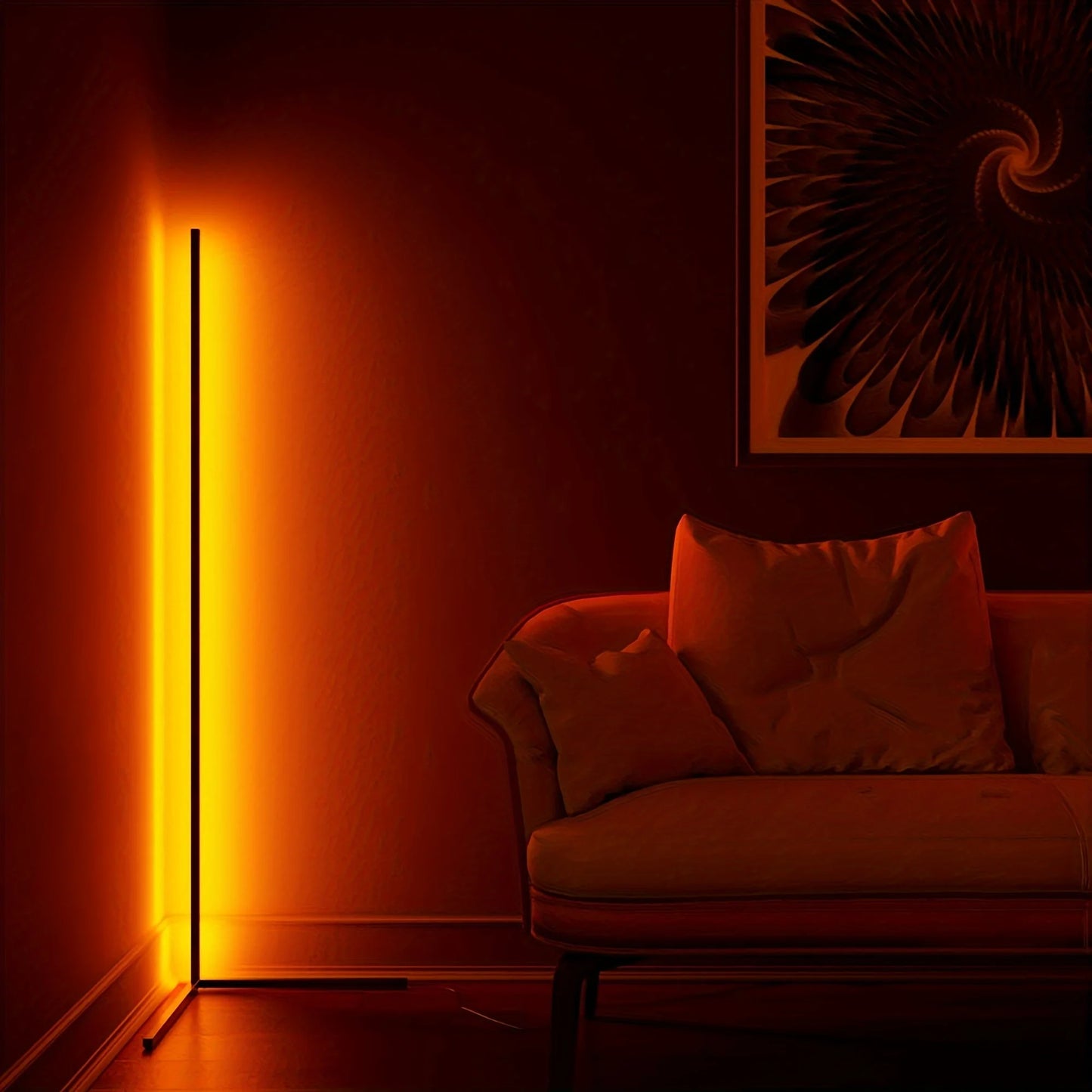 Led Corner Floor Lamp,