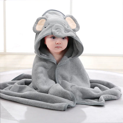 BABY BATH TOWELS
Cartoon Animal Soft Newborn Hooded Blanket Toddler Bathrobe Warm Sleeping Swaddle Wrap