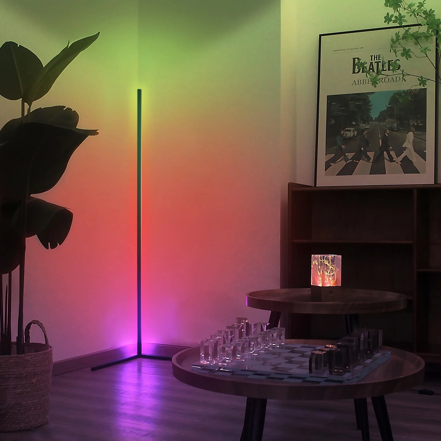 Led Corner Floor Lamp,