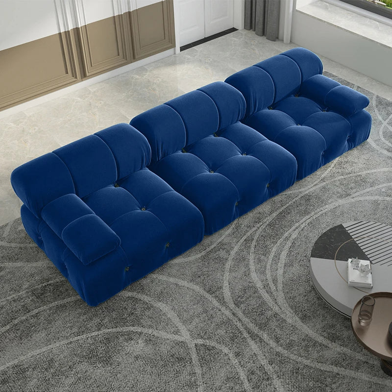 104" Minimalist Convertible Couches 3 Seats