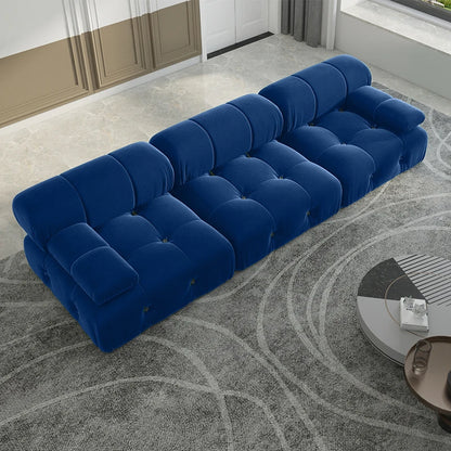 104" Minimalist Convertible Couches 3 Seats