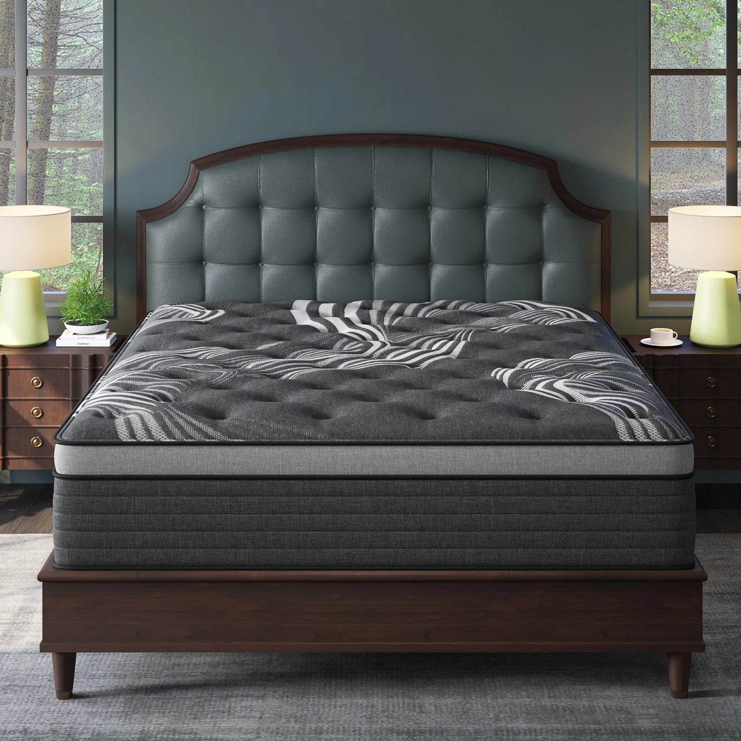 12" or 14" Memory Foam Hybrid Pocket Spring Mattress, All sizes.- Twin, Full, Queen, King.  Mattress In A Box, Medium Firm Motion Isolation