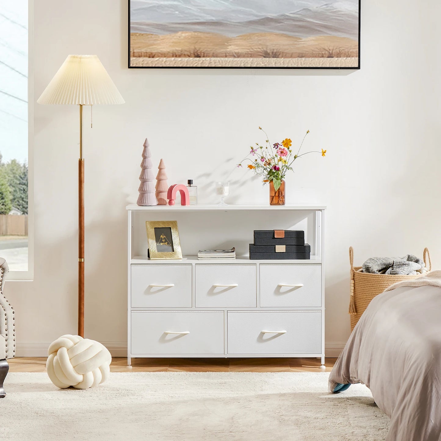 5/7/10 White Lover Fabric Storage Drawers