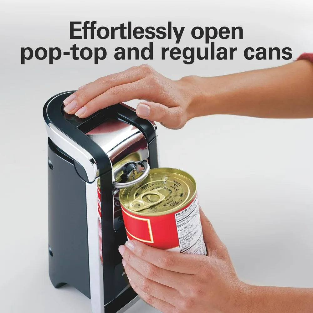 CAN OPENER - Smooth Touch Easy Push Down Lever Eliminates Sharp Edges Opens All Standard-Size