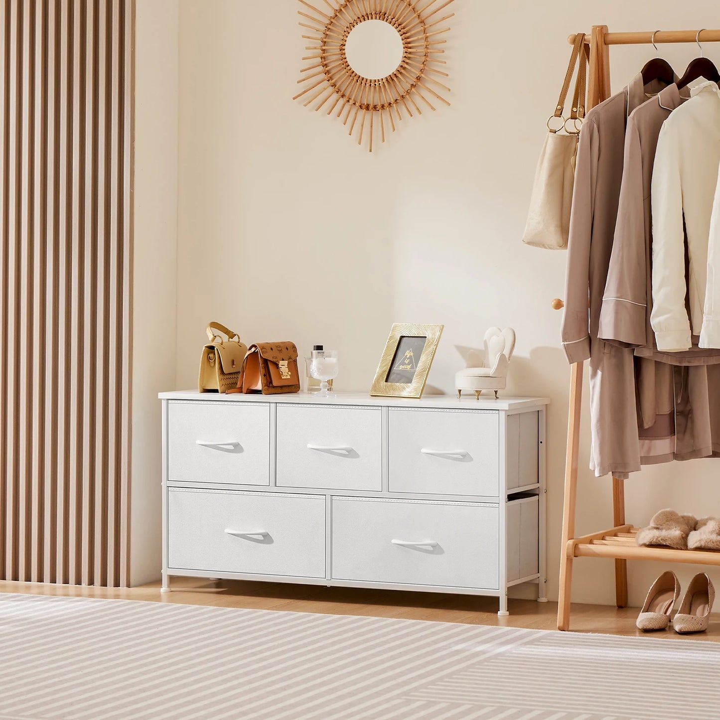 5/7/10 White Lover Fabric Storage Drawers