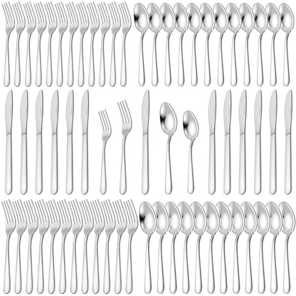 Stainless Steel Silverware  60/90 Pcs