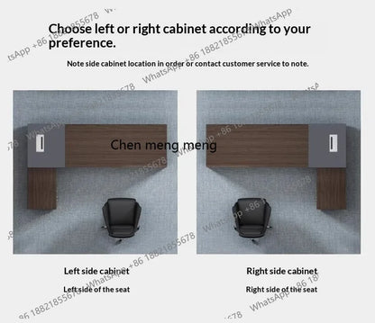 DESK
Modern office full set of furniture luxury table and chair combination.