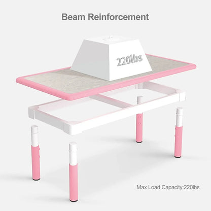 Height Adjustable Toddler Table & Chairs (4)