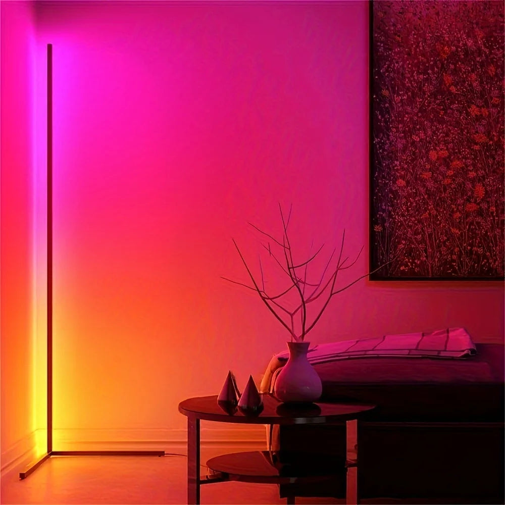 Led Corner Floor Lamp,