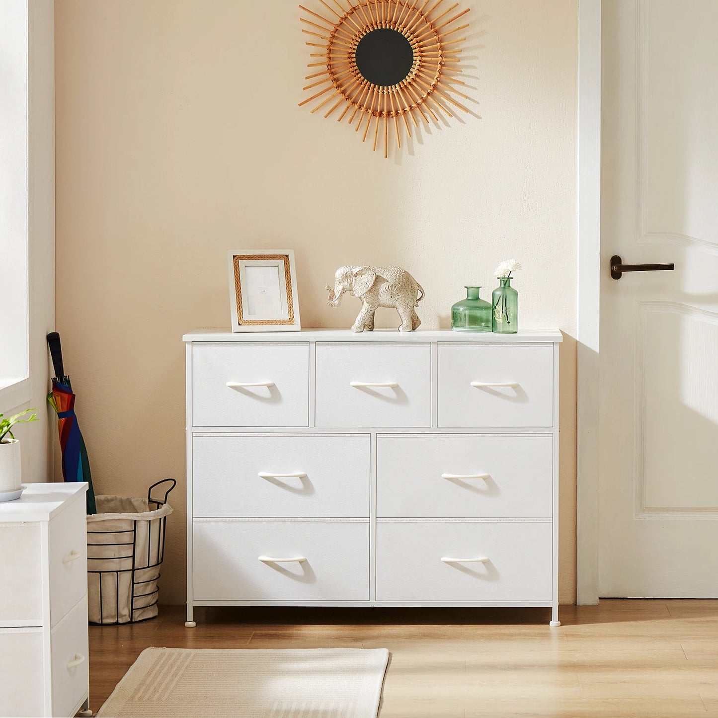5/7/10 White Lover Fabric Storage Drawers