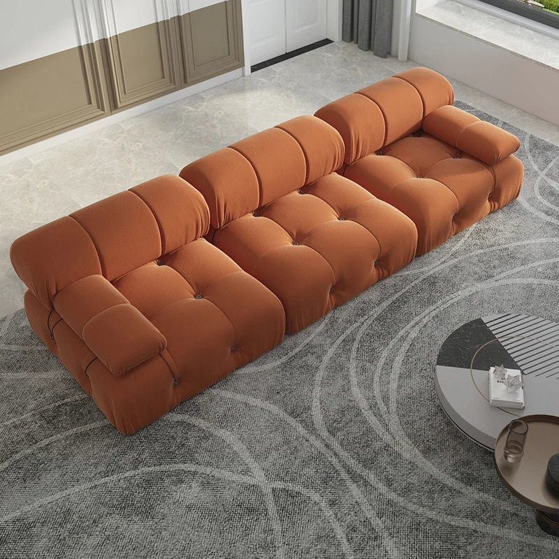 104" Minimalist Convertible Couches 3 Seats