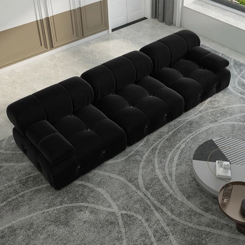 104" Minimalist Convertible Couches 3 Seats