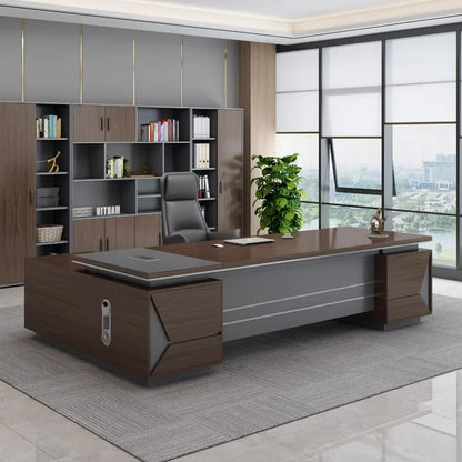 DESK
Modern office full set of furniture luxury table and chair combination.