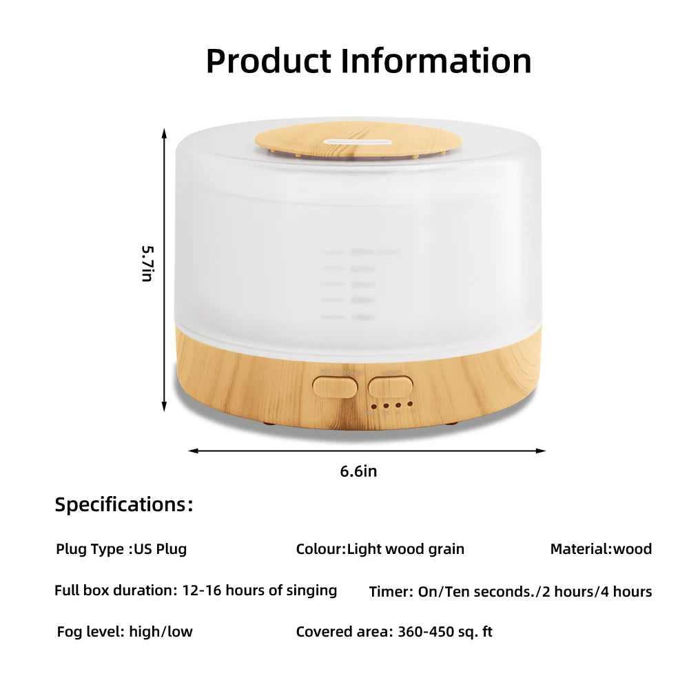 HUMIDIFIER
Kids-Friendly Ultrasonic Humidifier with 7-Color LED Aromatherapy Diffuser