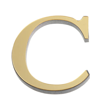 LETTERS
10CM 26 English Wall Sticker 3D Mirror Acrylic Gold Wall Sticker Decals Self-Adhesive