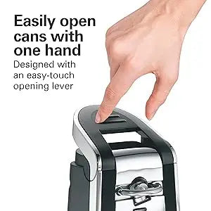 CAN OPENER - Smooth Touch Easy Push Down Lever Eliminates Sharp Edges Opens All Standard-Size