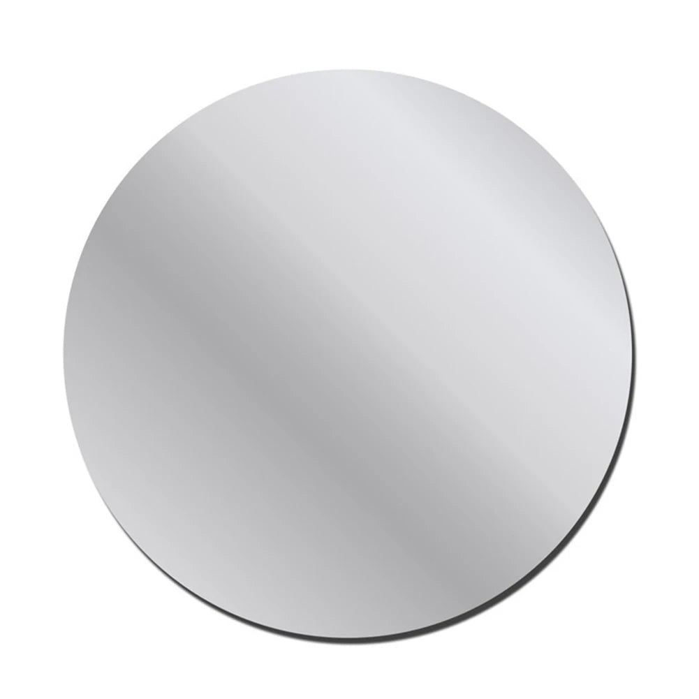 3D Round Mirror Wall Stickers - DIY Tiles  - 6-1  30-10cm