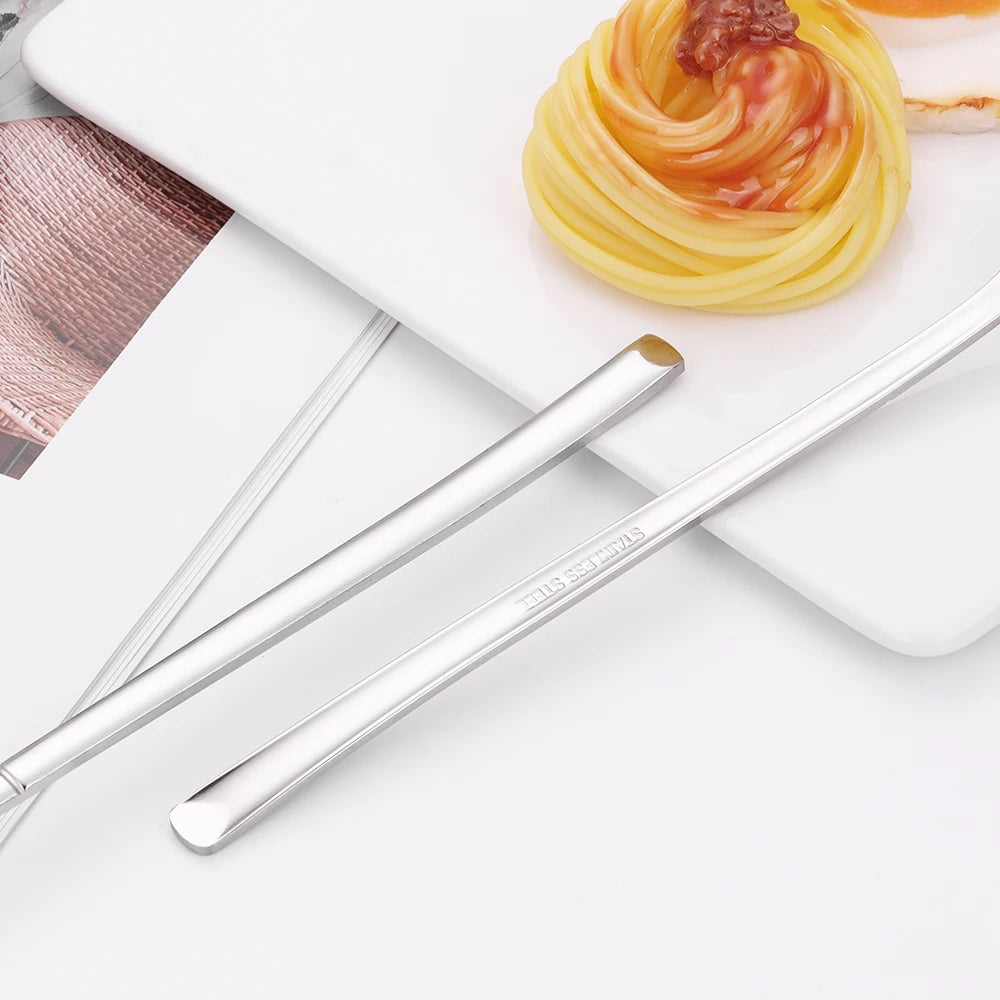 SIlverware Set in 4/6/16/24 Pcs Elegant High Polish Stainless Steel Cutlery Set