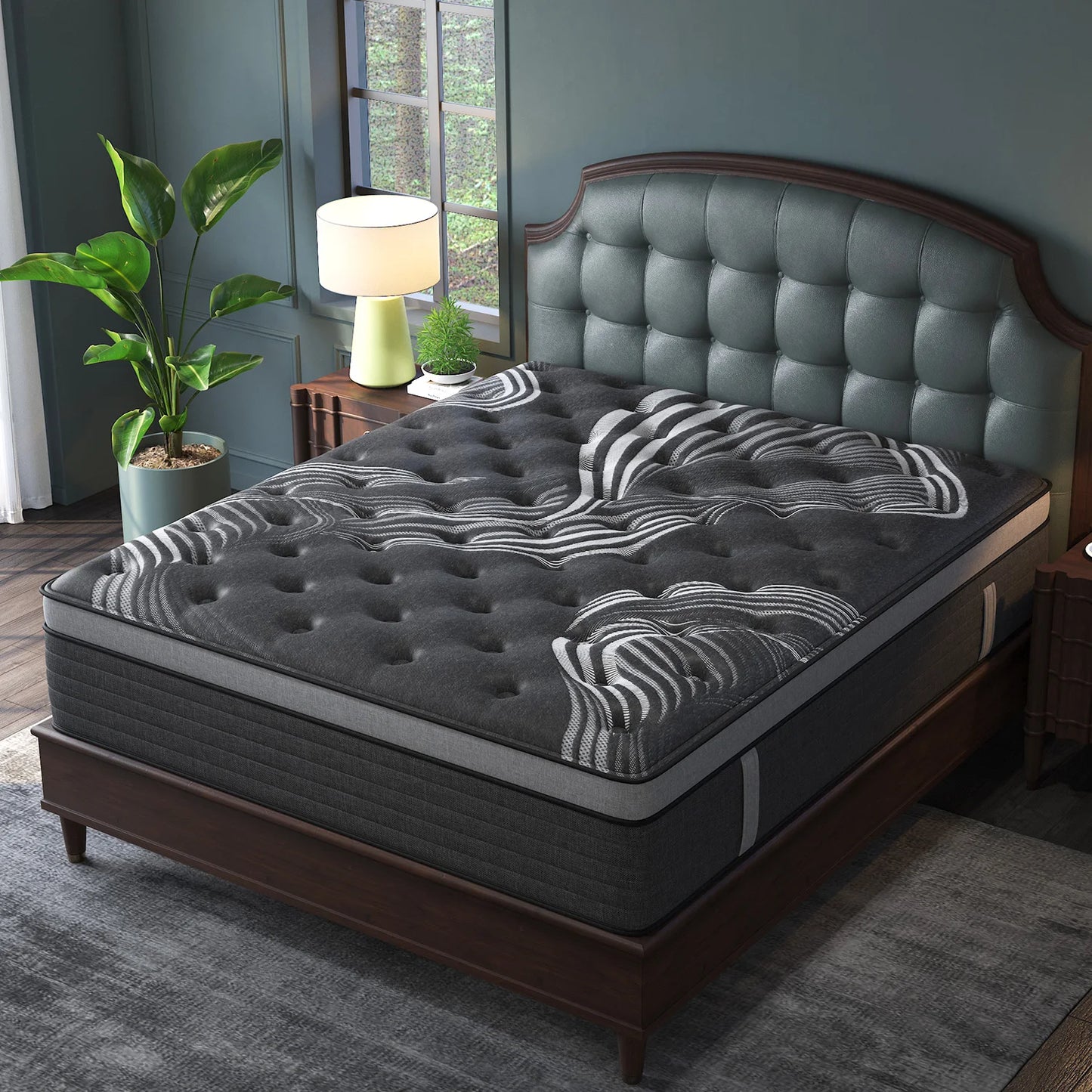 12" or 14" Memory Foam Hybrid Pocket Spring Mattress, All sizes.- Twin, Full, Queen, King.  Mattress In A Box, Medium Firm Motion Isolation
