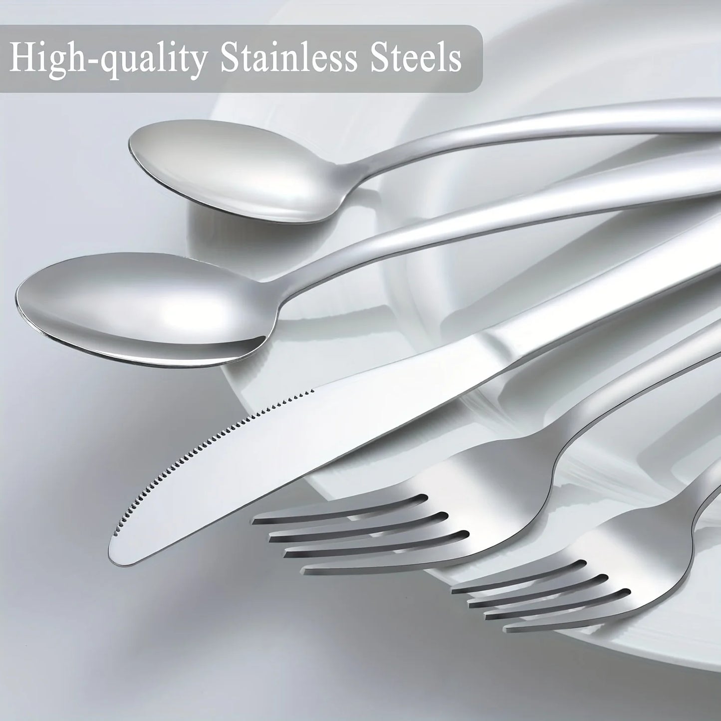 Stainless Steel Silverware  60/90 Pcs