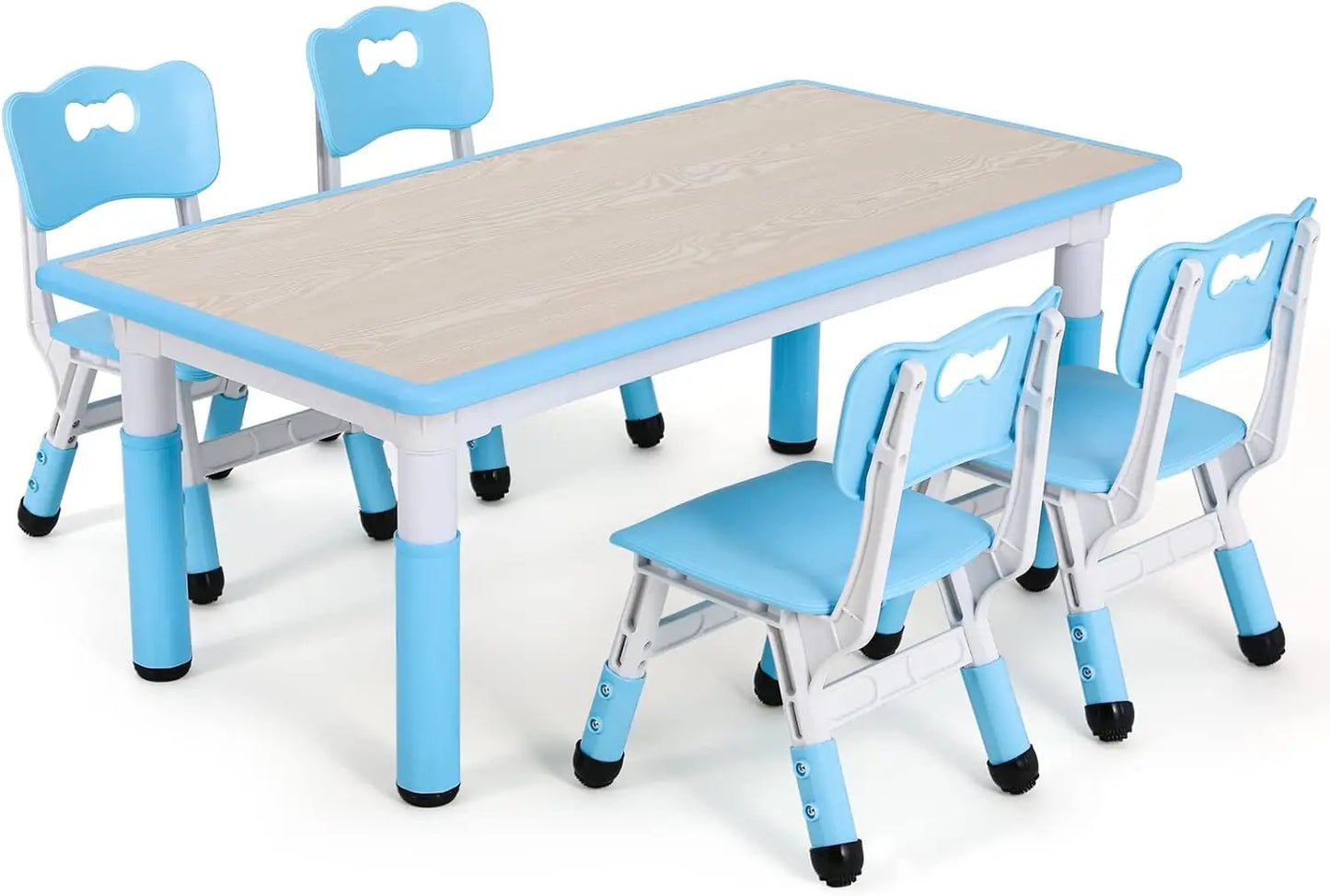 Height Adjustable Toddler Table & Chairs (4)