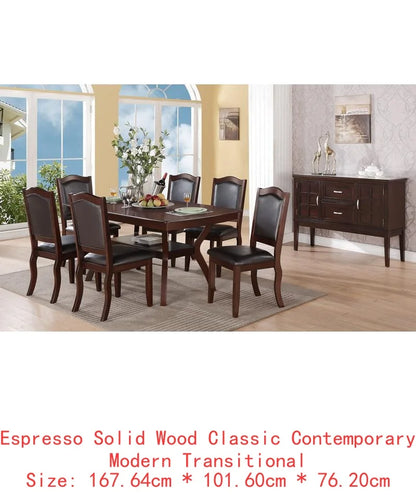 Dining Room Set, Table with 6 Chairs