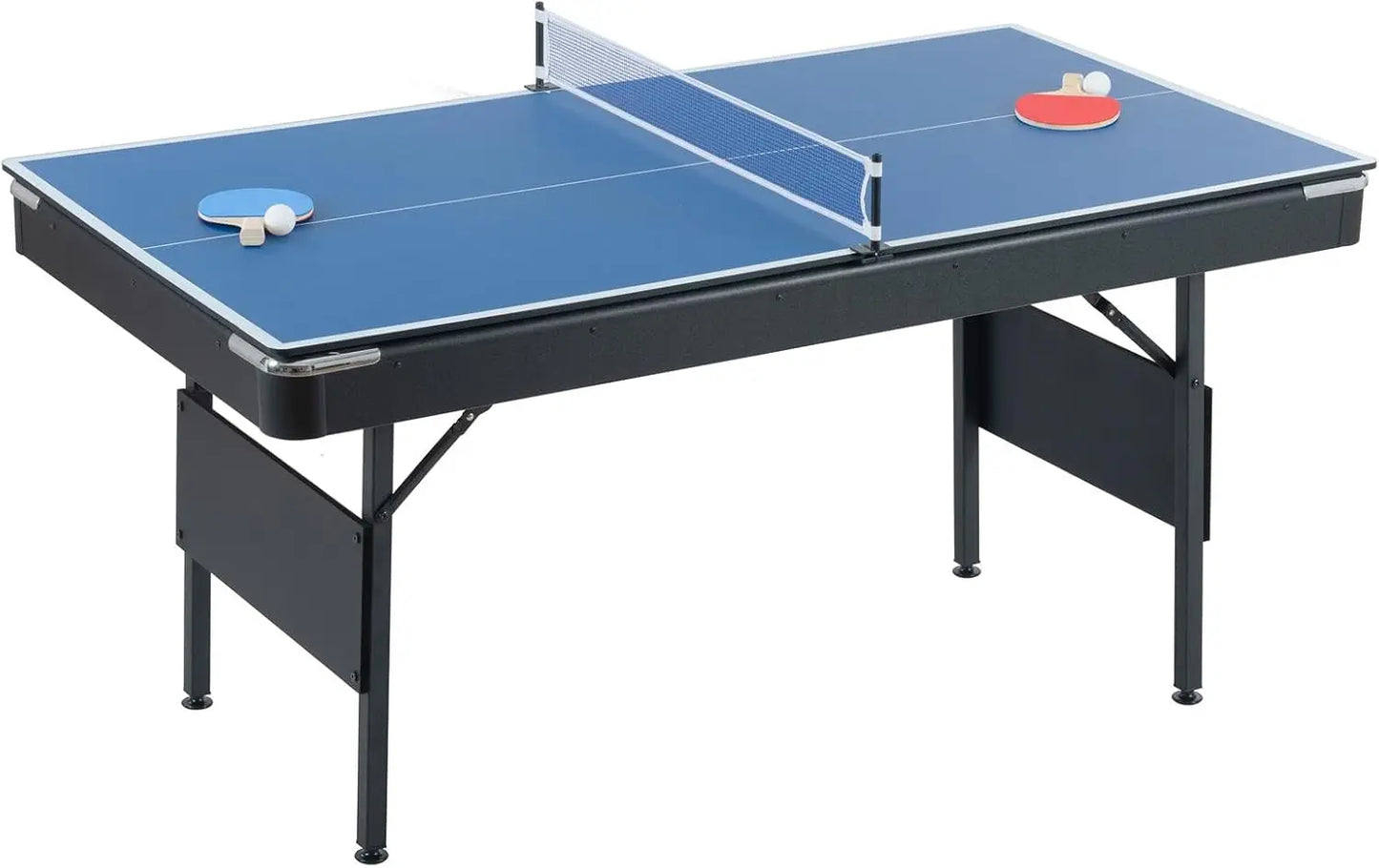 3 in 1 Table - Foldable Billard Pool Table ;  Table Tenins with Tennis Paddle Accessories and a Dining Room Table  Combo.