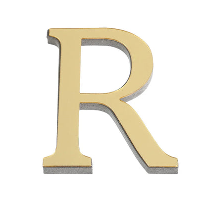 LETTERS
10CM 26 English Wall Sticker 3D Mirror Acrylic Gold Wall Sticker Decals Self-Adhesive