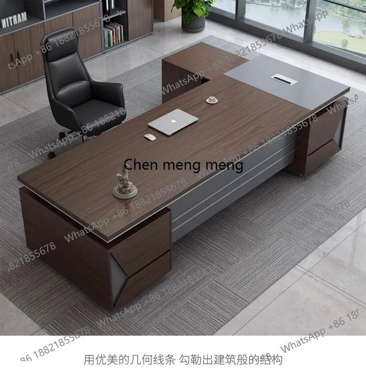 DESK
Modern office full set of furniture luxury table and chair combination.