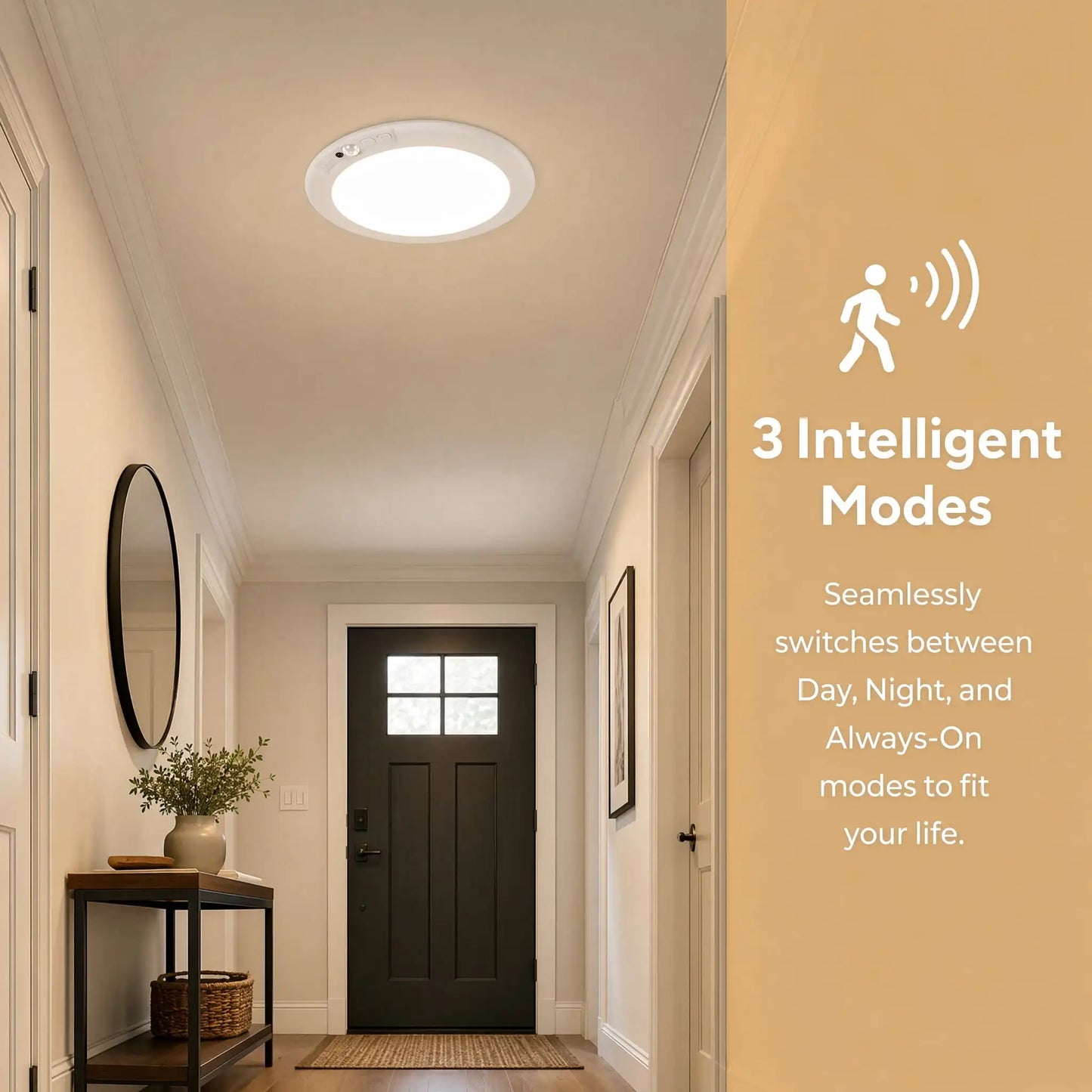 Rechargeable Wireless, Motion Sensor Ceiling Light, Lights Battery Operated,  Closet Light with Remote, 6500K 0.55″ Ultra Thin Lights for Bathroom Hallway Pantry