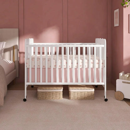 White, Gold Certified, Adjustable Mattress Heights, Convertible Crib to Toddler Bed