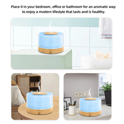 HUMIDIFIER
Kids-Friendly Ultrasonic Humidifier with 7-Color LED Aromatherapy Diffuser