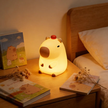 Night Lights - Cute Kids Animal Shape 3 Changing Modes USB-C Rechargeable LED  with Remote Control
